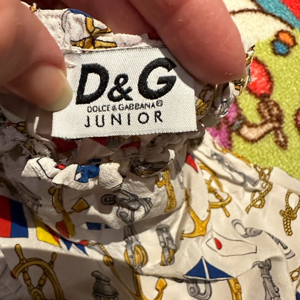 Dolce and Gabbana baby girls 👧 silk shirt. - Picture 5 of 6